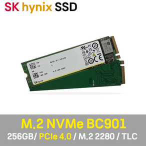 SK 하이닉스 BC901 M.2 NVMe SSD 256GB 2242 (벌크), BC901 256GB 2280