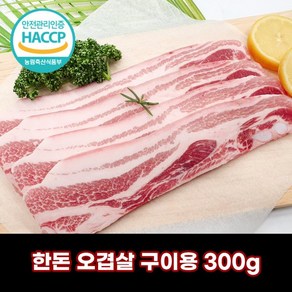 디에스미트 한돈 오겹살 구이용 300g 우시산한돈 냉장