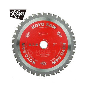 일제 KOYO 7인치 원형톱날 금속용 스틸 STEEL-180, 1개