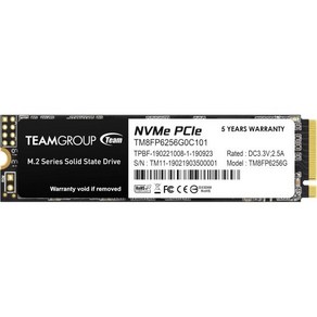 팀그룹 MP33 1TB SLC 캐시 3D NAND TLC NVMe 1.3 PCIe Gen3x4 M.2 2280 내부 SSD R/W 속도 최대 1800/1500 MB/s 노트북, Classic, One Size