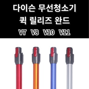 HARA OEM 다이슨 호환 교체용 완드 V7 V8 V10 V11 V15용 청소기툴 연장파이프 부품 호스 튜브 연장관, 오랜지, 1개