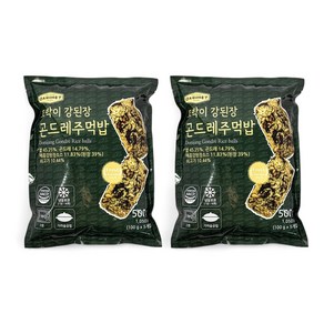 토박이 강된장 곤드레주먹밥, 2개, 500g