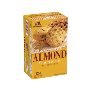 일본 과자 모리나가 ALMOND 아몬드 쿠키 12매입