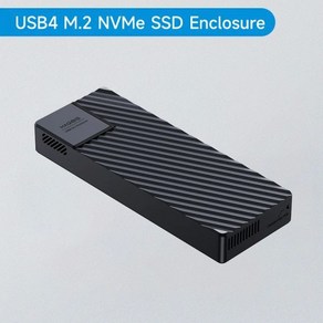 SSD외장하드 120GB 2TB 4TB Hagibis USB 40 썬더볼트 43 32 31 30 ASM2464 드라이브 케이스와 호환 40Gbps M2 NVMe 인클로저, 없음, 1) Black