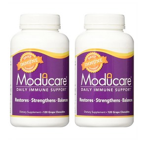 Moducae 모듀케어 포도맛 120정 2팩 츄어블 Daily Immune Suppot Plant Steol Dietay Supplement, 2개