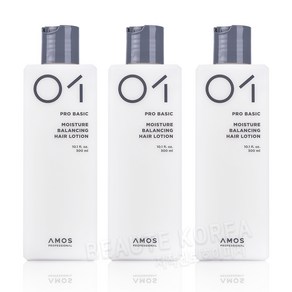 아모스 모이스처 밸런싱 헤어로션, 300ml, 3개