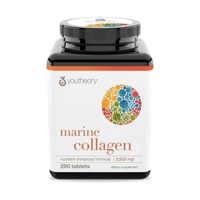 유씨어리 마린 콜라겐 인헨스 500mg 290정 / Youtheoy Maine Collagen 290 Count, 1개