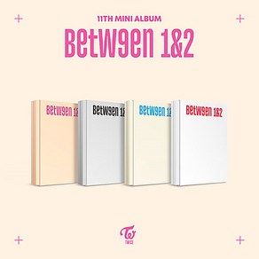 (FULL세트-앨범4종+예판특전4종+포스터4종) 트와이스 TWICE - 미니11집 BETWEEN 1&2 톡댓톡