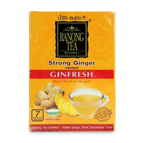 Ranong tea Ginfesh 진한 생강차 105g X 6개, 1개입