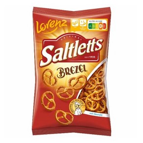 독일과자 스낵 Saltletts 솔트렛 브레젤 프레첼 200g, 1개