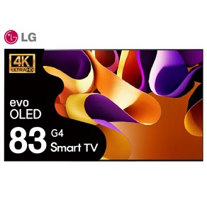 LG 83인치 210cm OLED83G4 올레드evo 벽걸이형 전국무료설치, 방문설치, 210cm(83인치)