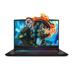 [사은품 증정!] MSI Swod GF76 B12VEK 인텔 i7/8GB/1TB/RTX4050 가성비 고사양 17인치 게이밍 노트북, Fee DOS, 16GB, 512GB, 코어i7, 블랙