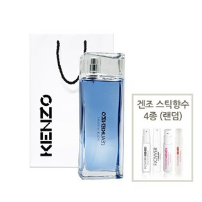 겐조 로 뿌르 옴므 EDT 100ml + 겐조스틱 4종(랜덤) 쇼핑백