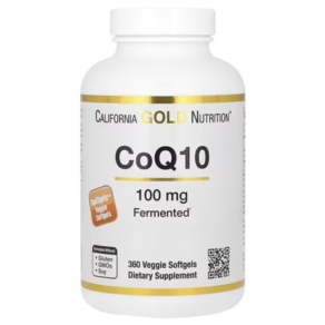 캘리포니아 골드 뉴트리션 CoQ10 100mg 베지 소프트젤 360정, 1개