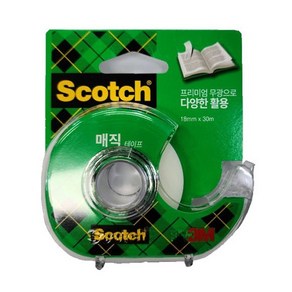 스카치 매직테이프 810 디스펜서 18mm x 30m, 1개