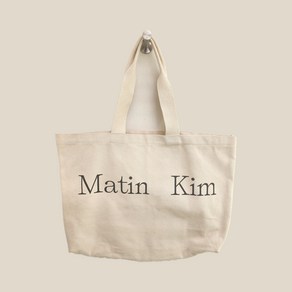 [당일발송] 2컬러 택1 마뗑킴 로고 에코백 리유저블 백 여성 가방 MATIN KIM LOGO ECOBAG MK2400BG042M + GRAD 정품보증택