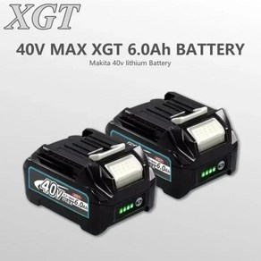 리튬 이온 배터리 40V MAX XGT 4.0Ah 6.0Ah 8.0Ah 10.0Ah BL4020 BL4025 BL4040 BL4050 BL4080, 없음, 1개