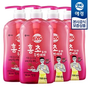 애경 트리오 홍초 주방세제 용기 700ml