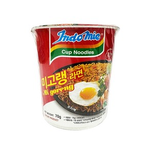 현지의맛 그대로 인도네시아 국민 볶음면 미고랭 컵누들 70g, 1개