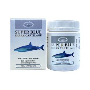 호주 네이쳐스탑 SUPER BLUE SHARK CARTILAGE 콘드로이친 상어연골 750mg 120캡슐