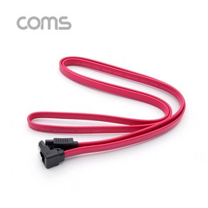 [P3933] Coms SATA 하드 케이블 ㄱ자 / 꺾임형 / 클립형 / 1M / 1.5Gbps, 1개