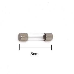 4A 유리관휴즈(중) 3cm 30mm 퓨즈 FUSE 10개세트, 10개