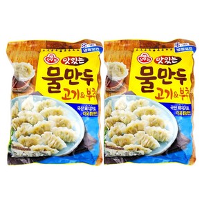 코스트코 오뚜기 맛있는 물만두 2.4kgx2개 무료배송/냉동 국산돼지고기 부추 떡만두국 명절 반찬 간식 야식, 2개, 2.4kg