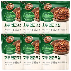 CJ 비비고 호두연근조림, 6개, 90g