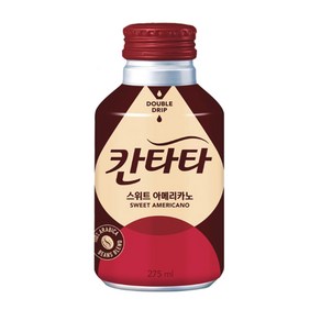 칸타타 스위트 아메리카노 라떼 캔커피 커피음료, 275ml, 24개