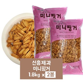 신흥제과 미니핑거, 1.8mg, 2개