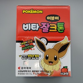 조아제약 비타잘크톤 이브이 사과맛 (100ml x 10팩), 10개, 100ml