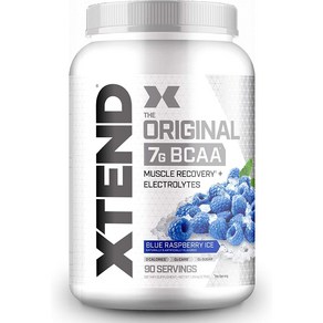 Scivation 엑스텐드 BCAA 90서빙 헬스부스터 블루라즈베리맛 헬스보충제, 1.1kg, 1개