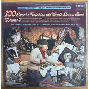 미개봉LP) 100 Geat Melodies The Wold Loves Best Vol.04 -위풍당당행진곡/한 여름밤의 꿈/환희의 송가