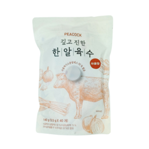 피코크 깊고진한 한알육수 사골맛 140g (40개입), 1개