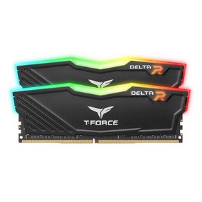 팀그룹 T Foce DDR4 3600 CL18 Delta RGB 데스크탑용 8GB x 2p, 2개