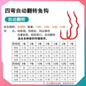 거꾸리 낚시바늘 헛챔질없는 붕어 자동 무미늘 벌크 유미늘 굽힘방지 바늘 플립