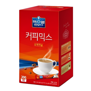 맥스웰 커피믹스 오리지날 11.8GX200입, 11.8g, 200개입, 1개