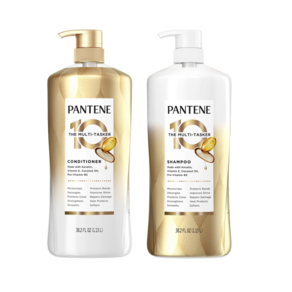 PANTENE 팬틴 어드벤스드 케어 5 IN 1 샴푸 + 컨디셔너 린스 세트 각 1.13리터 1세트 대용량 SHAMPOO 1.3L & CONDITIONER 1.3L set