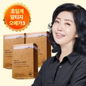 [본사직영] 여에스더 초임계 알티지 오메가3 1020mg 국민영양제, 30정, 3박스