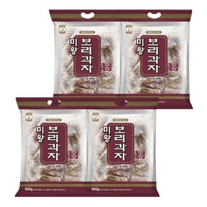 미왕 보리과자 (물티슈10매증정), 900g, 4개