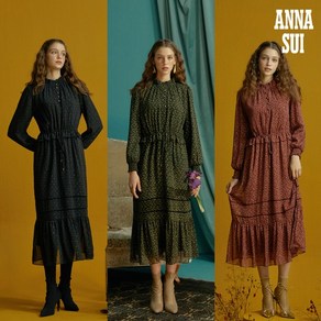 16.[최초가 129000원] ANNA SUI 메탈릭 쉬폰 원피스 1종