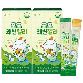 함소아 포포 쾌변젤리 14p, 사과맛, 280g, 2개