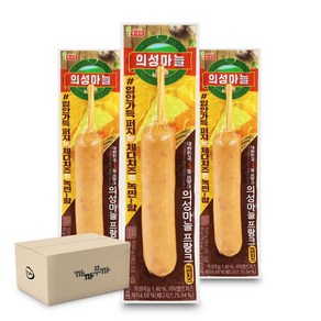 롯데 의성마늘 프랑크 치즈 65g 핫바 아이스박스