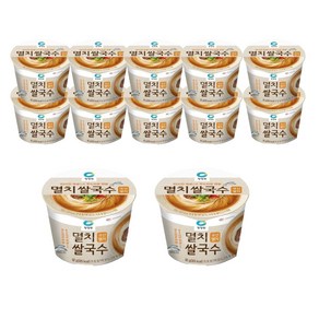 청정원 멸치 쌀국수, 92g, 12개