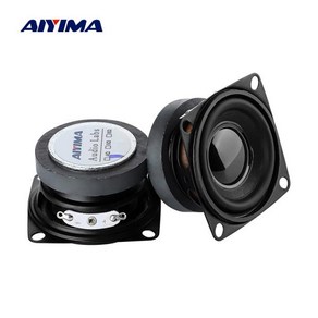 AIYIMA 2Pcs 서브우퍼 HIFI 2인치 4옴 5W 풀레인지 스피커 미니 우퍼 스피커 DIY 오디오 서브우퍼 스피커, 4 Ohm 5W 풀 레인지 스피커