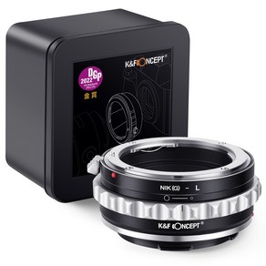 KnF NIK(G)-L 렌즈변환 어댑터 니콘 G 렌즈 >> 라이카 L 바디 (뒤캡옵션) Nikon G lens to Leica L adapte (L cap option), 1개