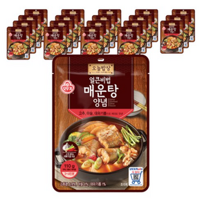 오뚜기 얼큰비법 매운탕 양념, 110g, 40개