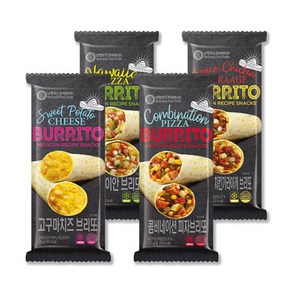 BURRITO 멕시코 대표간식 브리또 4종 실속세트(종류별 1팩씩), 1세트