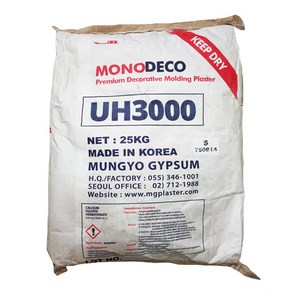 UH3000 석고 25kg/석고가루 인테리어 초강도 내장용, UH-3000 25kg, UH-3000 25kg