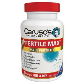 카루소 내츄럴헬쓰 Fertile Max (정자맥스)남성생식건강 활력 성기능 성욕지원60정